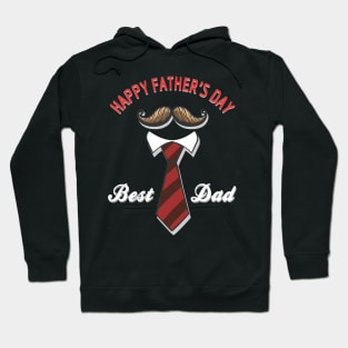 Happy Fathers Day Retro Poster Hoodie